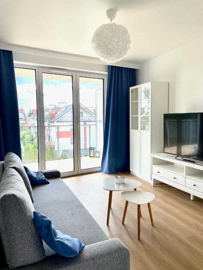 Blue Apartment Kielce Bagian luar foto